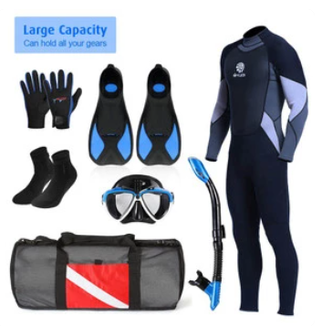 Tas Peralatan Snorkel Gear Bag untuk Masker Snorkel Sirip Scuba Diving