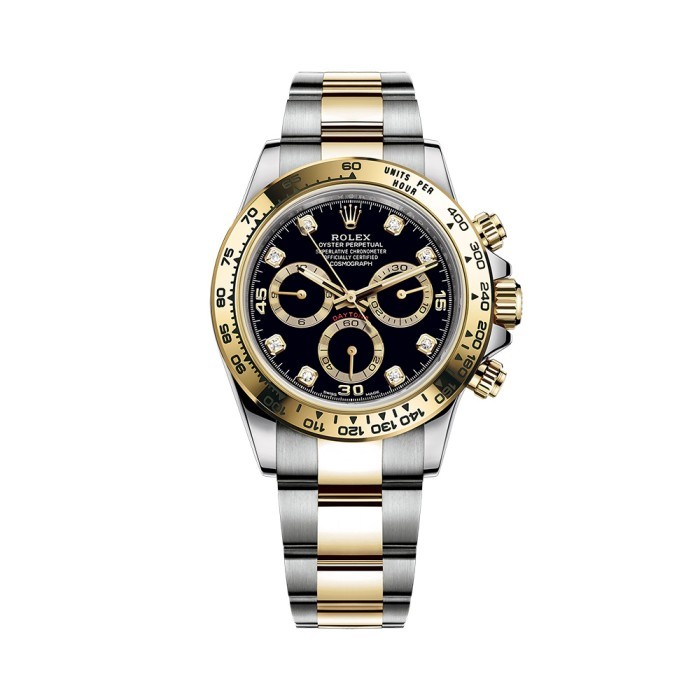Rolex Daytona - 116503G Black Diamond Steel-YG