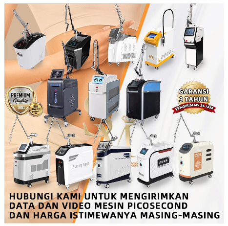 Laser Picosecond pico laser, perangkat penghilang tato laser pigmentasi alat penghapus tato permanen penghilang bekas luka jaringan