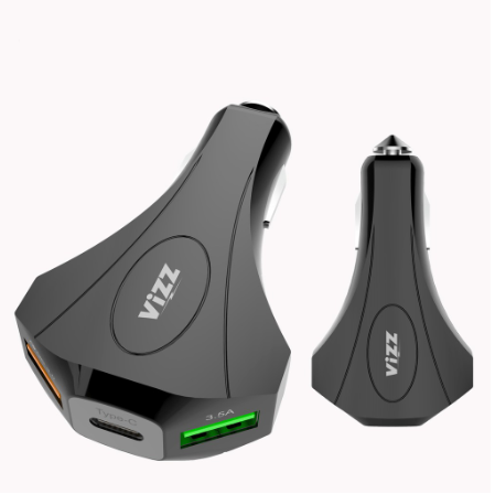 VIZZ CAR CHARGER VZ-CC05 Qualcomm 3.0 Quick Charge