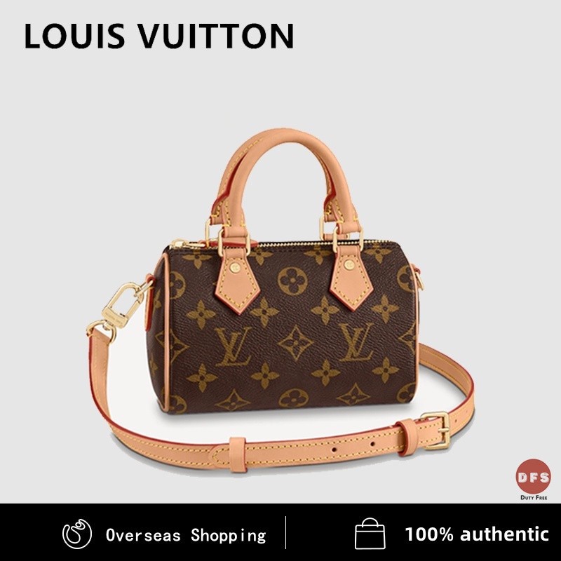 Women's bag New LOUIS VUITTON/ NANO SPEEDY bag/ crossbody bag / 100% authentic