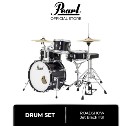 Pearl RS525SB/C Drum ROADSHOW Jet Black #31 | Drum Pearl