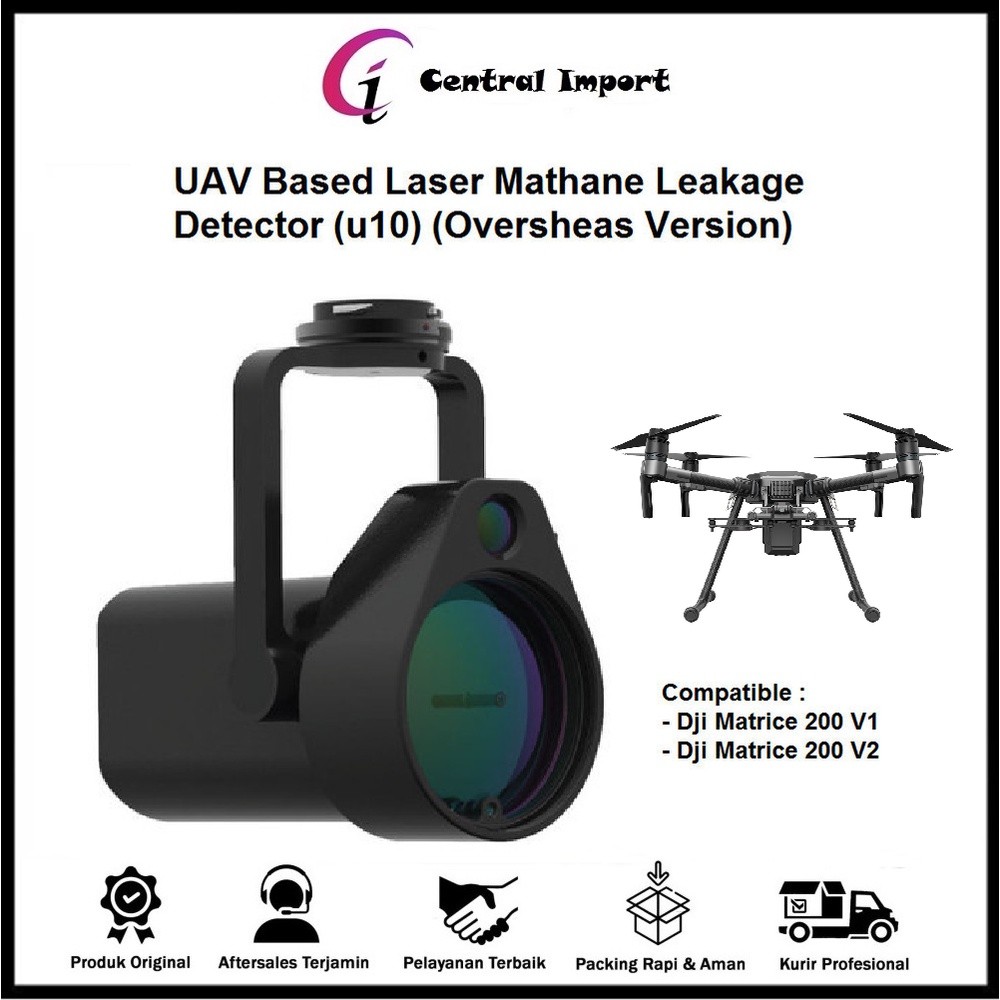 UAV Based Laser Mathane Leakage Detector (U10) (Overshea Version)