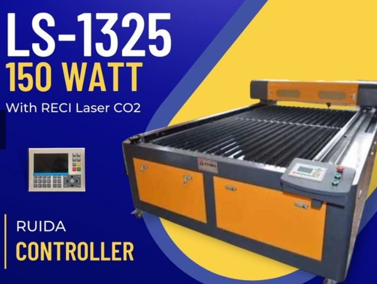 Zaiku Metal Cutting LS-1325 180 Watt Laser CO2 with Ruida Control