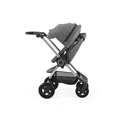 Acc Stokke Scoot Complete Stroller, Black Melange