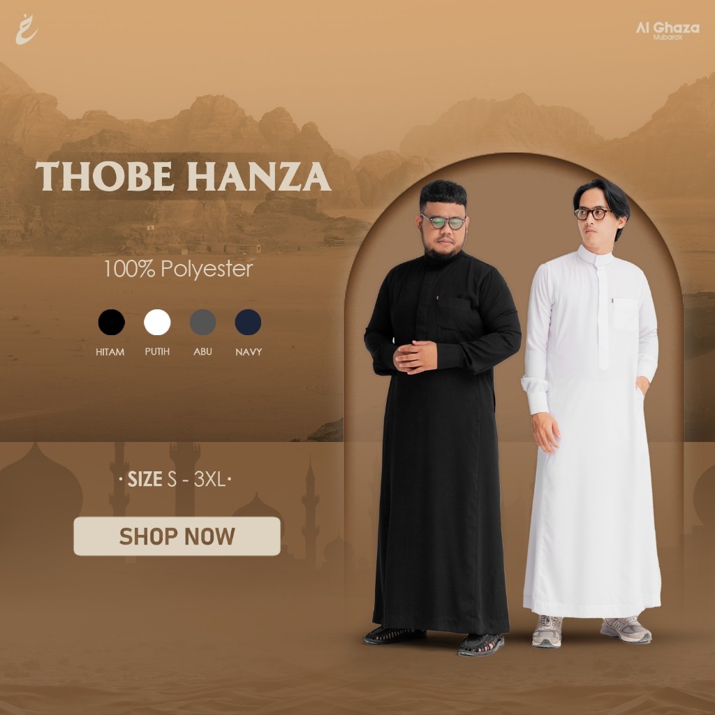 Alghaza Mubarak | Thobe Premium Hanza
