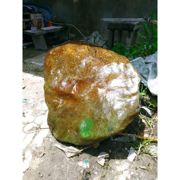 BATU HIJAU NEPHRITE JADE HQ GIOK HIJUA NATURAL ASLI rare item KD3013