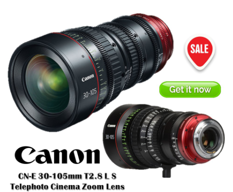 Canon CN-E 30-105mm T2.8 L S Telephoto Cinema Zoom Lens
