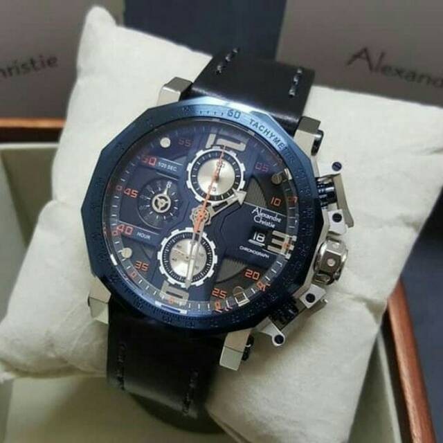 NEW ALEXANDRE CHRISTIE AC6373 LEATHER ORIGINAL KEREN ELEGAN
