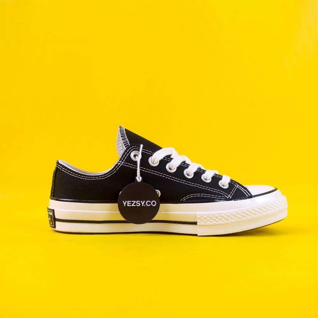 Converse 70S Low Black White Egret
