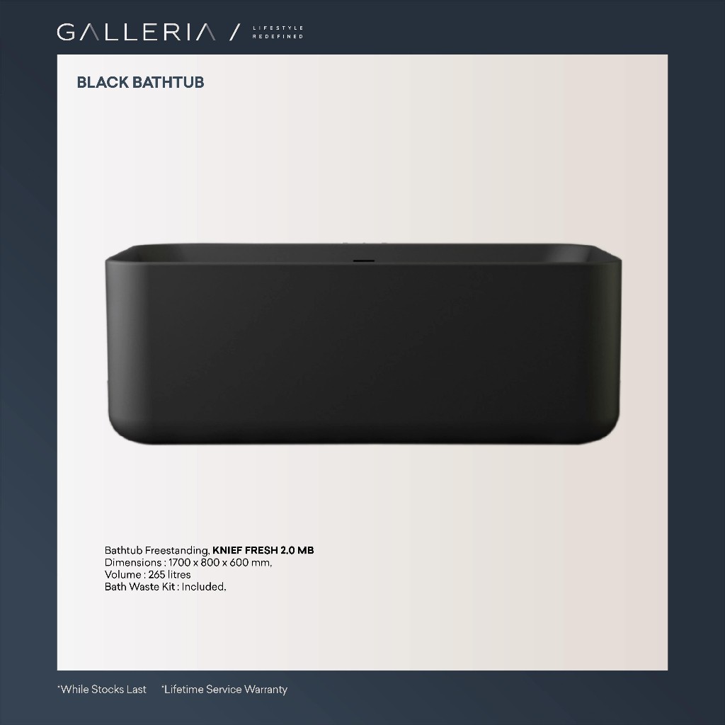 Knief Freestanding Bathtub / Knief Bak Mandi