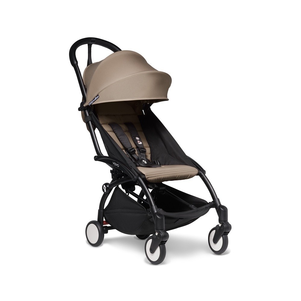 Stroller Merk Stokke Complete Babyzen YOYO² 6+ Black/Taupe - Kereta Dorong Bayi