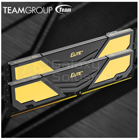 TEAM Elite Plus Black (2x8) 16GB DDR4 kit 3200MHz - Memory RAM