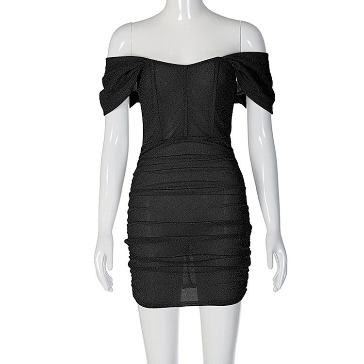 PREORDER Glitter Dress Off Shoulder Party Dress New Year 2022 Sequin Sexy Dress Woman Bling Backless Mini Dress Y2K Evening Club Outfits