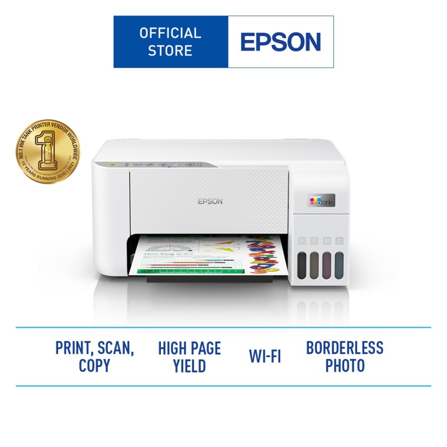 Printer Epson L 3256 Print Scan Copy Wifi - Putih