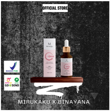 Mirukaku - Paket Agen Mirukaku C-DHA Gold Serum Brightening Effect (250pc)