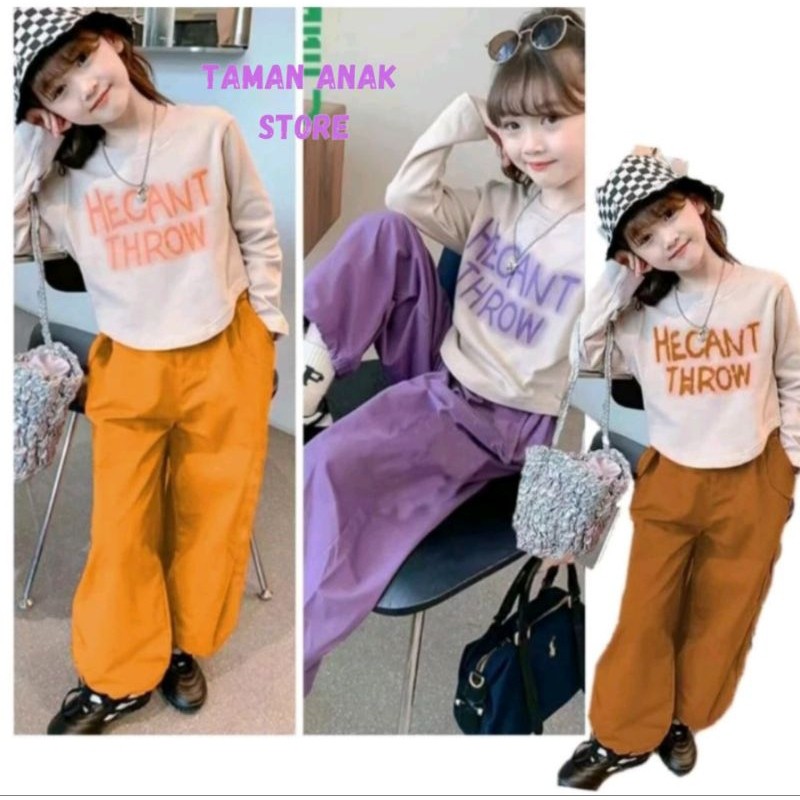 [PREMIUM] SETELAN ANAK PEREMPUAN UNTUK USIA 1-12 TAHUN MOTIF SABLON PRINTING