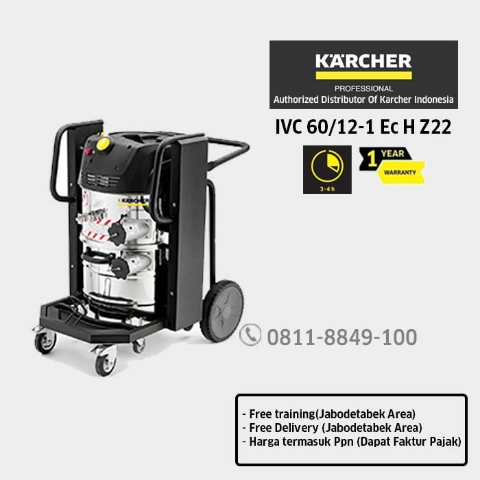 Karcher Industrial Vacuum Cleaner IVC 60/12-1 Ec H Z22