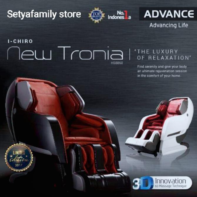 Kursi Pijat Advance Ichiro Tronia - Putih Sitah_Store