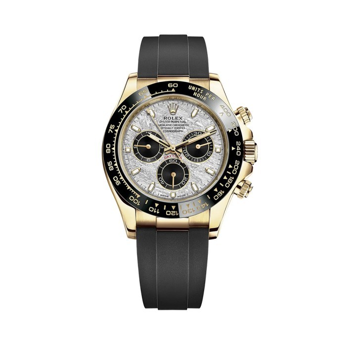 Rolex Daytona - 116518LN Yellow Gold Meteorite Dial Oysterflex